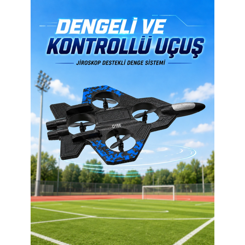 Savaş Uçağı Tasarımlı Drone 2.4g Uzaktan Kumandalı 360° Takla Jiroskop Tek Tuş Kalkış İniş Savaş Uçağı Tasarımlı Drone 2.4g Uzaktan Kumandalı 360° Takla Jiroskop Tek Tuş Kalkış İniş
