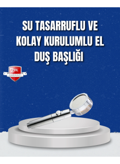 Şelale Sisi Ve Masaj Özellikli Banyo Duş Başlığı