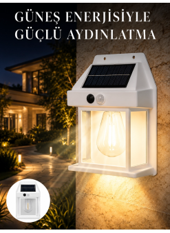 Sensörlü Solar Led Dış Duvar Aydınlatma Yeni Nesil