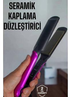 Seramik Kaplama Isı Ayarlı Yıpranma Karşıtı Saç Düzleştirici