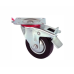Servis Tekeri - Tablalı Frenli Siyah Döner - Çap 100 Mm Servis Tekeri - Tablalı Frenli Siyah Döner - Çap 100 Mm
