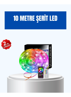 Sese Duyarlı 10m Smart Şerit Led Ios Android Kontrollü Rgb Işık