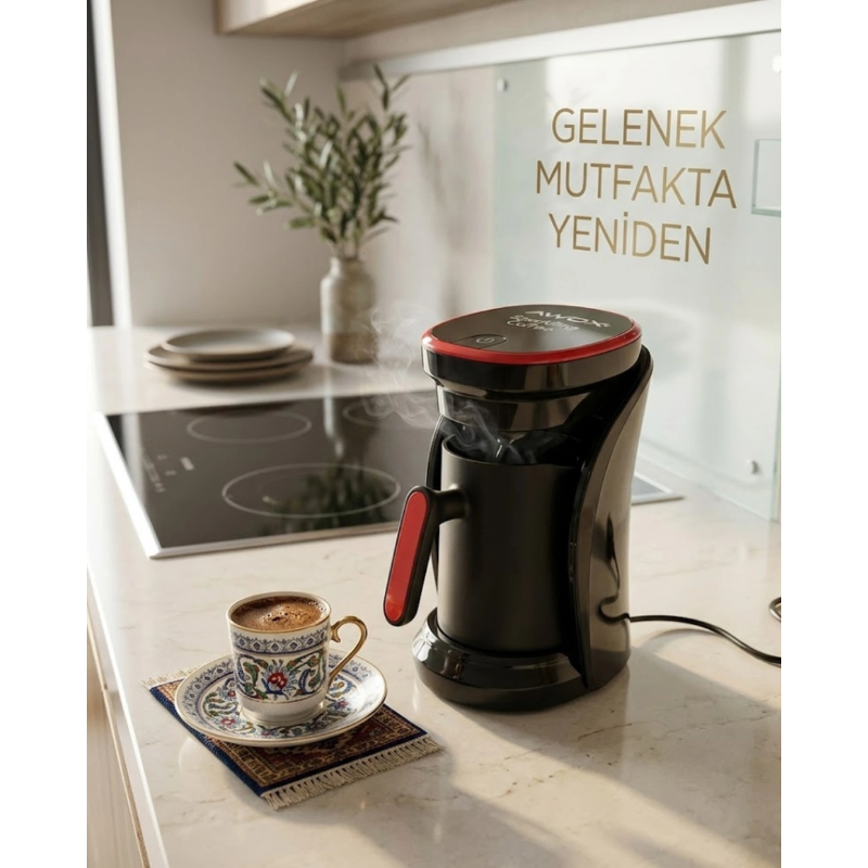 Sesli Uyarılı Türk Kahvesi Makinesi Otomatik Kapanma Ve Damlama Emniyetli Sesli Uyarılı Türk Kahvesi Makinesi Otomatik Kapanma Ve Damlama Emniyetli