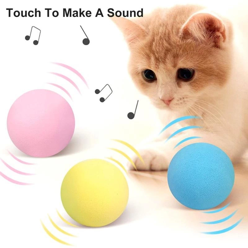 Sesli Ve Akıllı Kedi Oyuncak Topu - 50 Mm, Hayvan Sesli, Eğlenceli Kedi Oyuncağı Sesli Ve Akıllı Kedi Oyuncak Topu - 50 Mm, Hayvan Sesli, Eğlenceli Kedi Oyuncağı