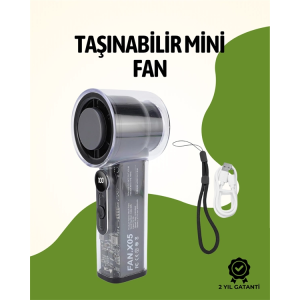 Sessiz Çalışan Taşınabilir Fan | Dijital Göstergeli | 100 Kademeli Hız Ayarı