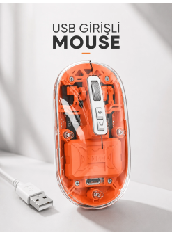 Sessiz Kablosuz Usb Girişli Mouse Fare Yüksek Performanslı