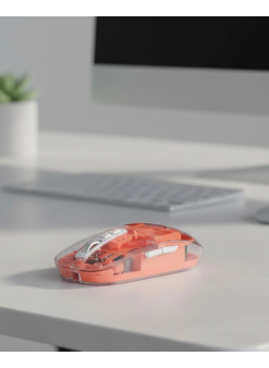 Sessiz Tıklamalı Şeffaf Mouse Bluetooth Ve Usb Uyumlu
