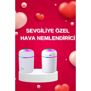Sevgiliye Hediye Led Işıklı Hava Nemlendirici Usb Şarjlı Sevgiliye Özel