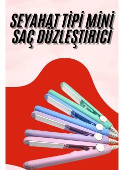Seyahat Tipi Taşınabilir Saç Düzleştirici Saç Şekillendirici Yüksek Isı Ayarlı