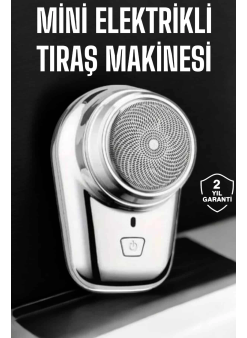 Seyahat Tipi Tıraş Makinesi Taşınabilir Kablosuz Mini Paslanmaz Çelik