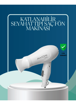 Seyahat Uyumlu Saç Kurutma Makinesi Hafif Ve Kompakt