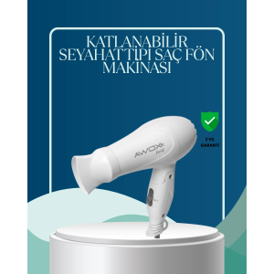Seyahat Uyumlu Saç Kurutma Makinesi Hafif Ve Kompakt