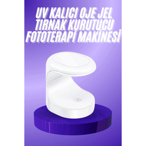 Seyehat Tipi Mini Oje Kurutucu Ultraviole Mor Işık Protez Tırnak Kurutucu