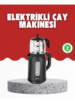 Sıcak Tutma Özellikli 2’si 1 Arada Çay Makinesi Ve Su Isıtıcı