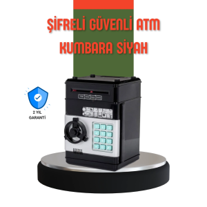 Şifreli Atm Kasa Görünümlü Para Biriktirme Kumbarası