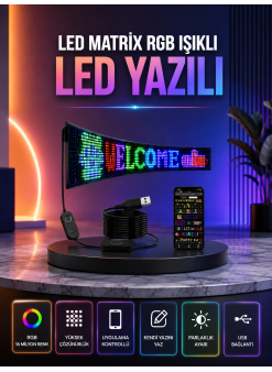 Şık Ve Fonksiyonel Rgb Led Panel Canlı Renk Yansımalı Işık Sistemi