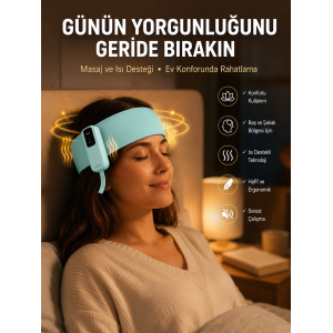 Sıkıştırmalı Baş Masaj Aleti Ev Tipi Konforlu Masaj Deneyimi Yeni Nesil
