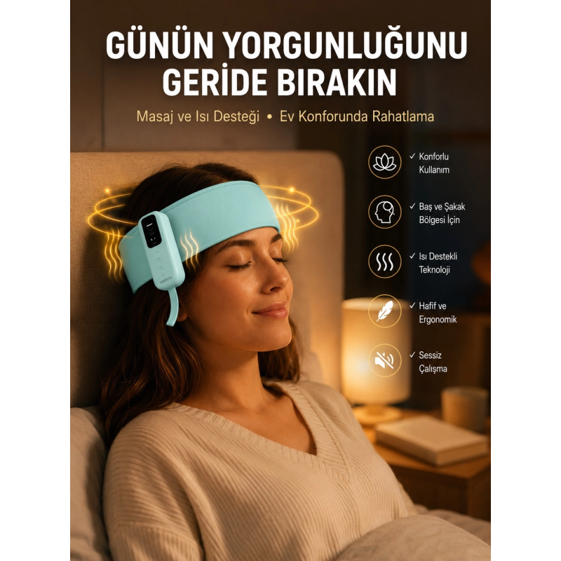 Sıkıştırmalı Baş Masaj Aleti Ev Tipi Konforlu Masaj Deneyimi Yeni Nesil Sıkıştırmalı Baş Masaj Aleti Ev Tipi Konforlu Masaj Deneyimi Yeni Nesil