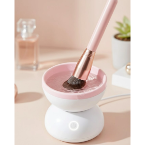 Silikon Yüzeyli Elektrikli Makyaj Fırçası Temizleme Kabı