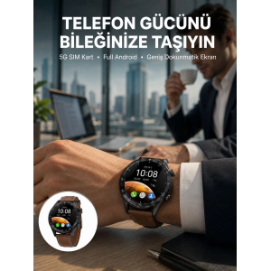 Sım Kartlı Akıllı Saat Gps Wifi Bluetooth Destekli Yeni Nesil