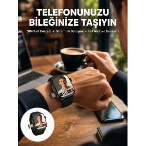 Sım Kartlı Gps Destekli Akıllı Saat Sesli Görüşmeli Yeni Nesil