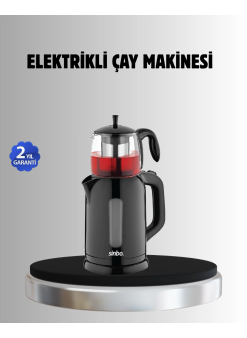 Sinbo Stm 5840 Elektrikli Çay Makinesi 1800w Cam Demlik Ve Sıcak Tutma Özellikli