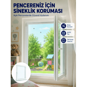 Sinek Ve Uçan Böceklere Karşı Koruyucu Pencere Sineklik Filesi