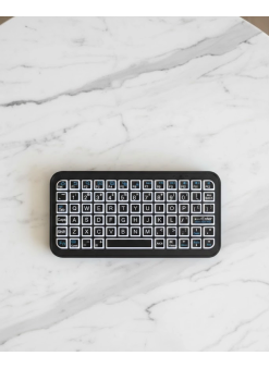 Siyah Kablosuz Mini Rgb Işıklı Klavye Bluetooth 5.2 İnce Tasarım