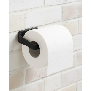 Siyah Tuvalet Kağıdı Tutucu Mat Kaplama Banyo Peçetelik