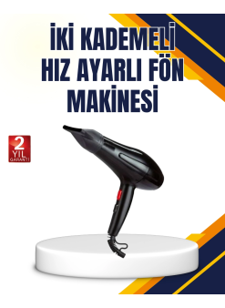 Soğuk Üfleme Özellikli 2200w Profesyonel Fön Makinesi