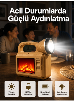 Solar Alev Lambası – Kamp, Bahçe Ve Dış Mekan İçin