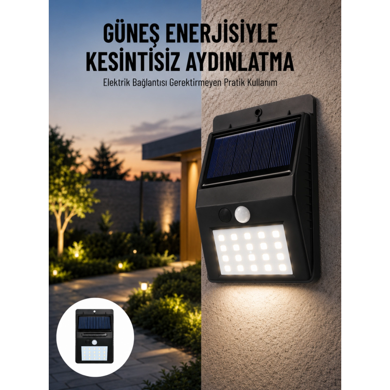 Solar Dekoratif Lambası Sensörlü Led Işık Bahçe Aydınlatma Yeni Nesil Solar Dekoratif Lambası Sensörlü Led Işık Bahçe Aydınlatma Yeni Nesil