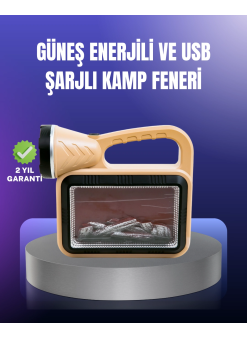 Solar Enerjili Alev Lambası – El Feneri Ve Dekoratif Işık