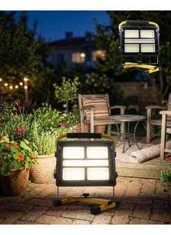 Solar Enerjili Led Kamp Feneri 4 Modlu Ayarlanabilir Açılı Güçlü Aydınlatma