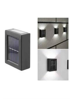 Solar Lamba Dekoratif Aplik Su Geçirmez Led Işıklı Duvar Lambası