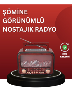 Solar Panelli Alev Işıklı Bluetooth Hoparlör – Çoklu Giriş, Uzun Pil Ömrü