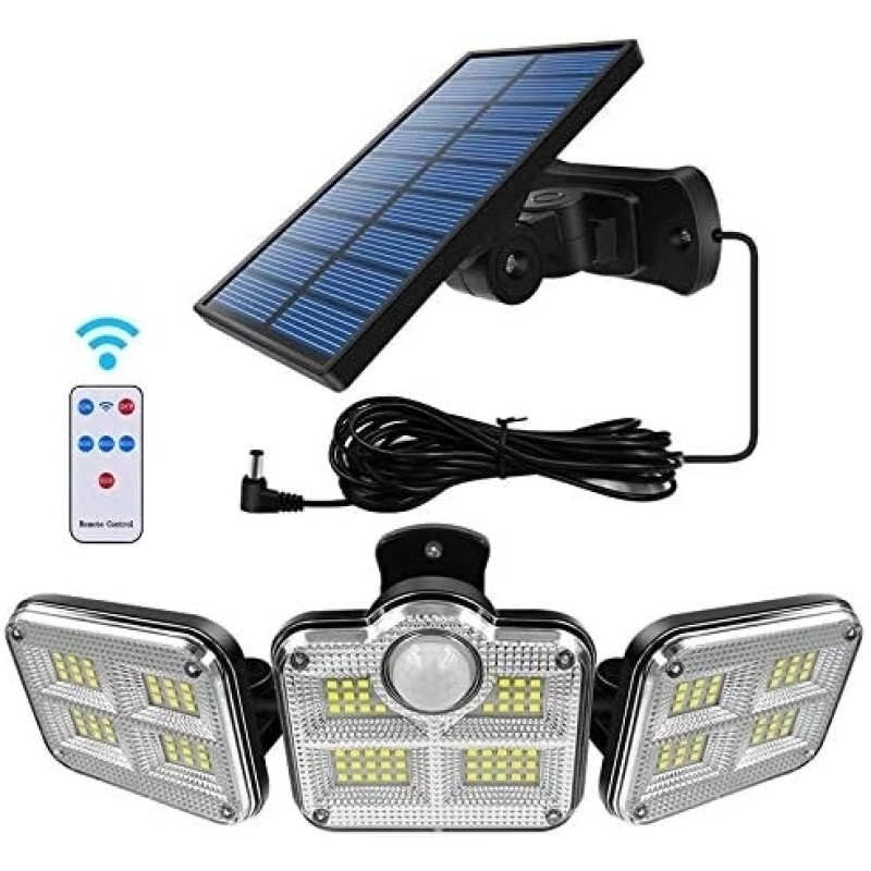 Solar Panelli Uzaktan Kumandalı 122 Led Bahçe Aydınlatması Solar Panelli Uzaktan Kumandalı 122 Led Bahçe Aydınlatması
