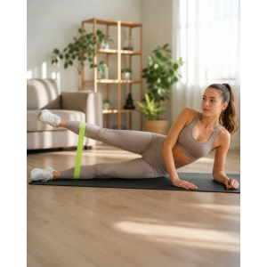 Spor Egzersiz Direnç Bandı Yoga Pilates Ve Fitness Antrenman Lastiği