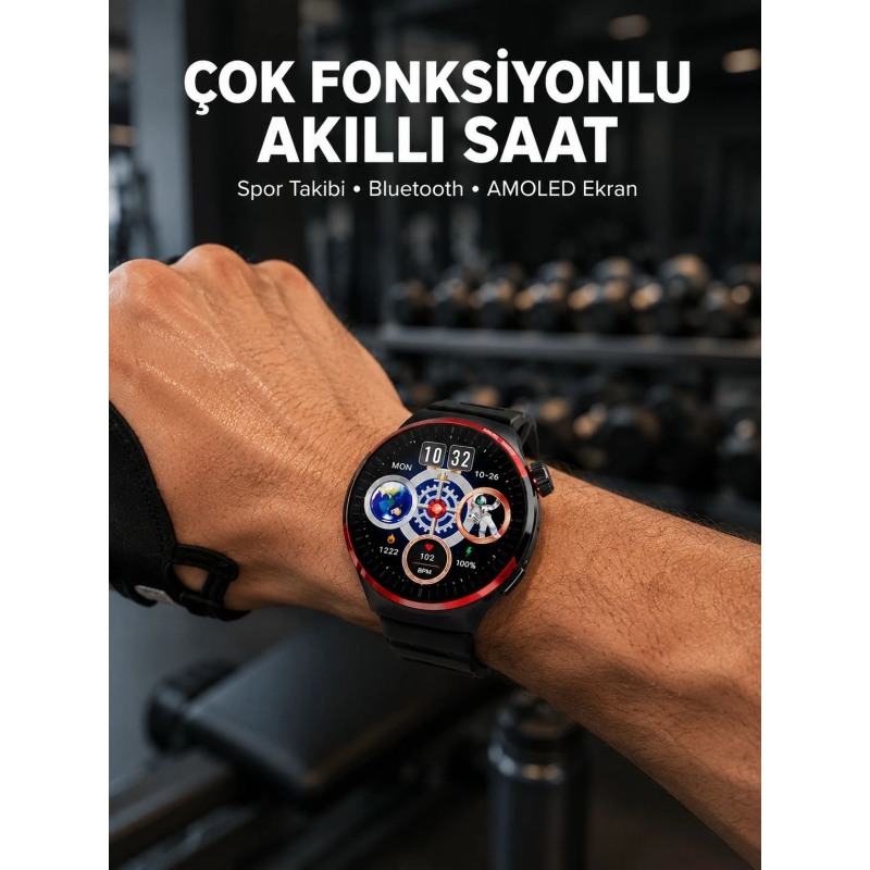 Spor Ve Sağlık Takipli Akıllı Saat Kablosuz Şarj Yeni Nesil Spor Ve Sağlık Takipli Akıllı Saat Kablosuz Şarj Yeni Nesil
