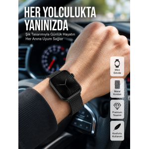 SQ-16 Mini Series 10 Akıllı Saat – 3 Kordon + Hediye Bileklik