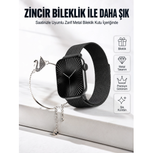 SQ-16 Mini Series 10 Akıllı Saat | Spor Modları, Bildirim Ve Müzik Kontrolü