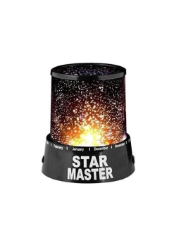 Star Master Pilli Gökyüzü Projeksiyonlu Led Renkli Yıldızlı Tavan Işık Yansıtma Gece Lambası