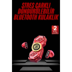 Stres Çarklı  Kulaklığı Güçlü Bass  Bluetooth Kulaklık Kablosuz