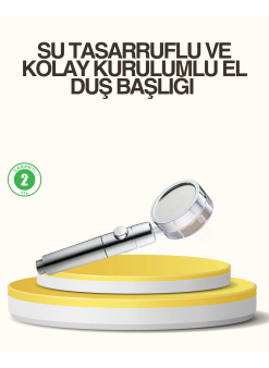Su Basıncını Artıran Sızdırmaz Duş Başlığı