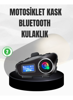 Su Geçirmez Bluetooth 5.3 Kask Kulaklığı 1000mah Bataryalı