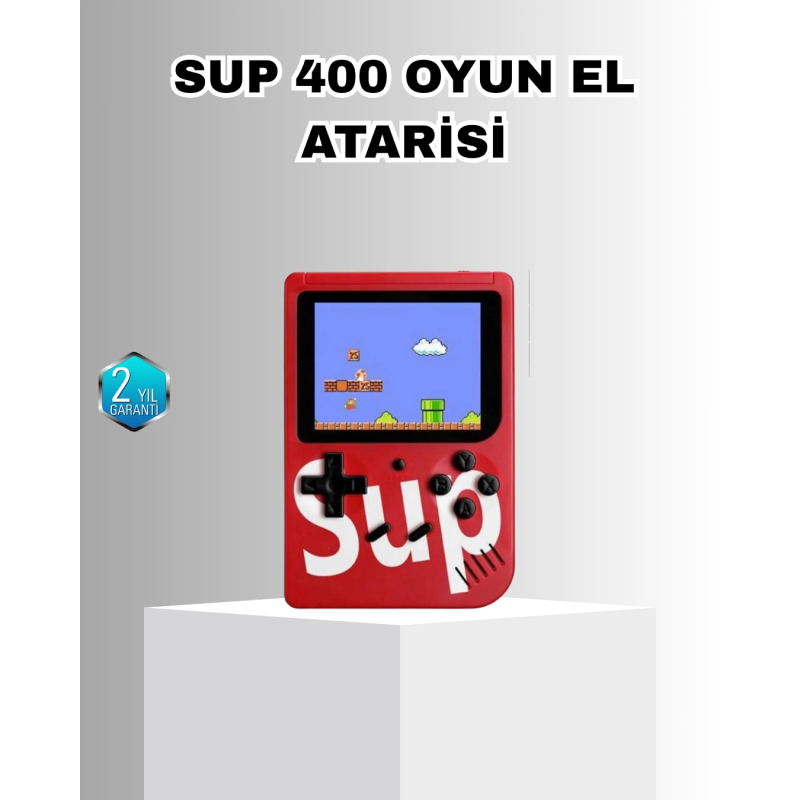 Sup Game Box El Konsolu – 500 Oyunlu, Tv Bağlantılı, 5 Saat Oyun Süresi Sup Game Box El Konsolu – 500 Oyunlu, Tv Bağlantılı, 5 Saat Oyun Süresi