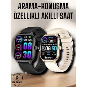 Suya Dayanıklı Bluetooth Akıllı Saat Gps, Adımsayar, Nabız & Sağlık Takibi