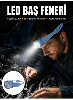 Suya Dayanıklı Led Kafa Lambası Outdoor Kullanım Yeni Nesil