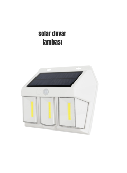 Suya Dayanıklı Solar Duvar Lambası – Akıllı Gece Sensörlü Işık