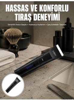 Suya Dayanıklı Tıraş Makinesi – Hassas Paslanmaz Çelik Ve Titanyum Bıçak Yeni Nesil